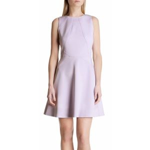 Ted Baker London Lilac Sleeveless Fit-and-Flare Dress
